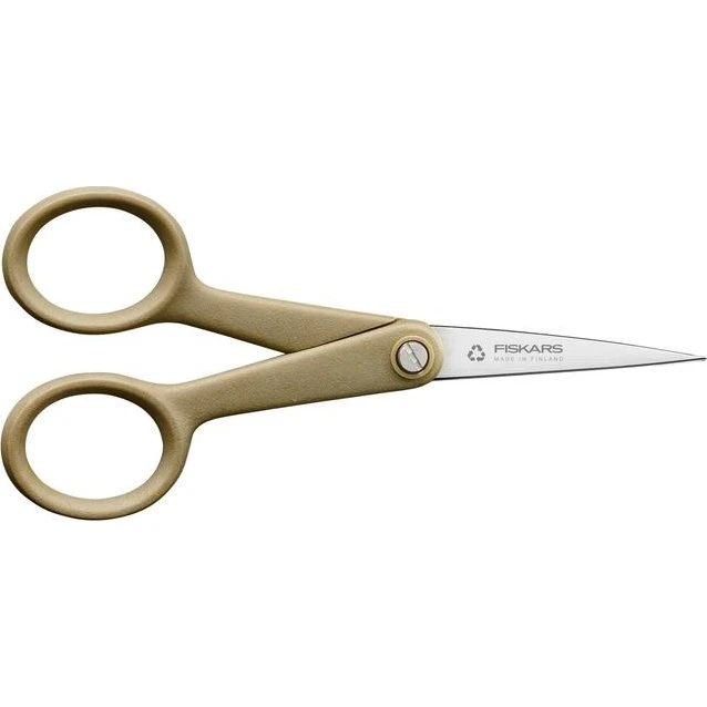 Fiskars ReNew 13 cm Stickschere Grün/Silber