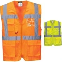 Portwest PRAG S376 Executive Warnweste gelb/orange Kl. 2