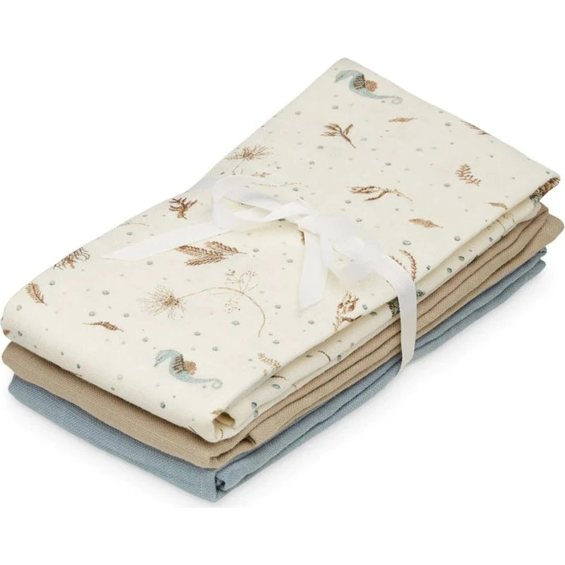 Cam Cam Copenhagen Musselin Windeln 3er-Pack Sea Garden