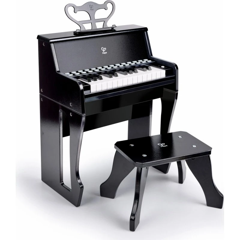 Hape Leuchttasten-Piano mit Hocker und Notenhalter
