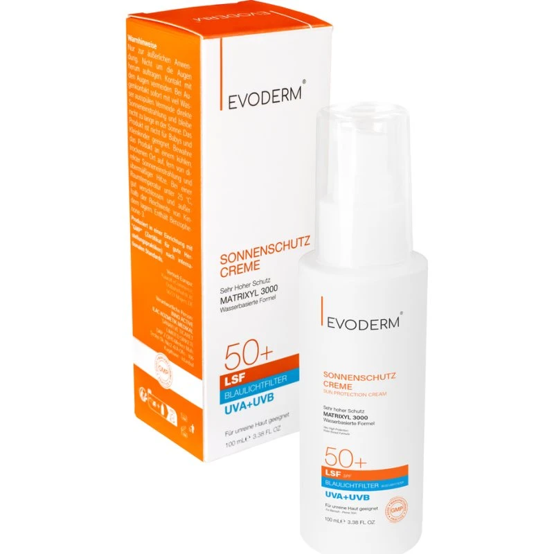 Evoderm Sonnenschutz LSF 50+ mit Blaulichtfilter