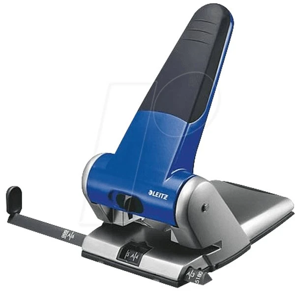 LEITZ Registraturlocher 5180, 65 Blatt, blau