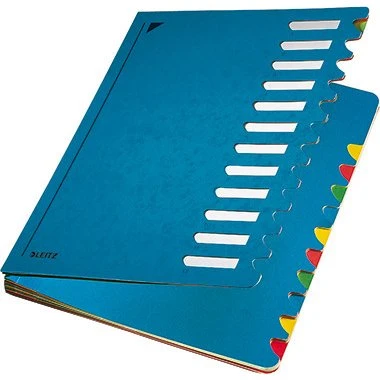 Leitz Deskorganizer Color 5912 1-12 blau, 12 Fächer