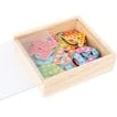 Small foot 10732 Bunte Magnetbuchstaben in Holzbox