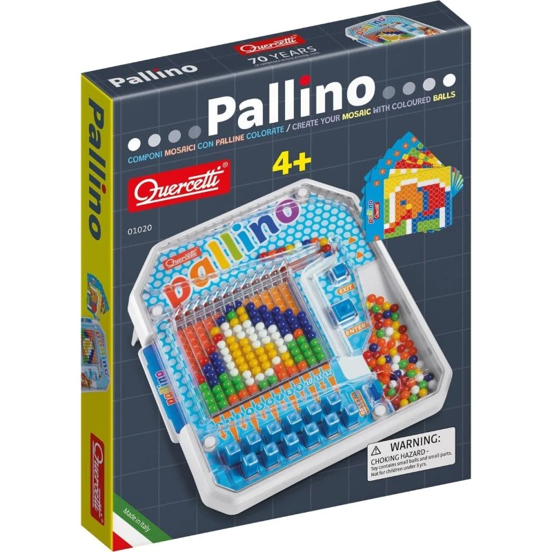 Quercetti Pallino Lernspiel mit bunten Kugeln