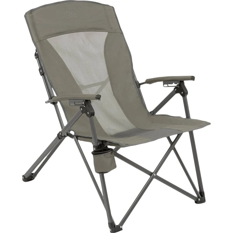 Highlander FUR099 Balvenie Recliner Campingstuhl Charcoal