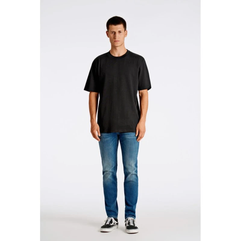 Lindbergh Herren T-Shirt Oversize O-Neck BLACK