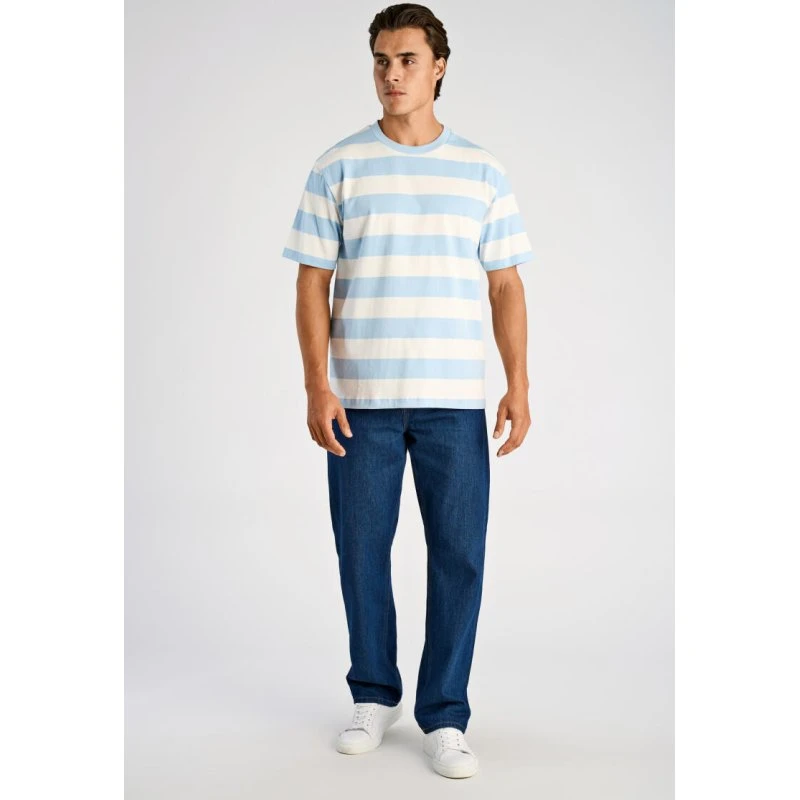 Lindbergh Herren T-Shirt SAGE GREEN Oversize 100% Baumwolle