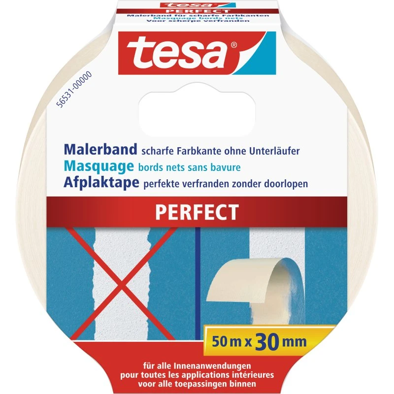 tesa Malerband PERFECT 50 m, 19 mm, rückstandslos