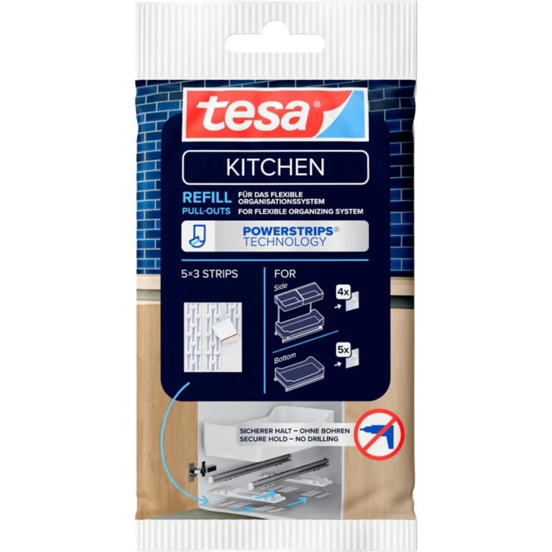 tesa® Powerstrips® Kitchen Nachfüllpack 5 x 3 St.