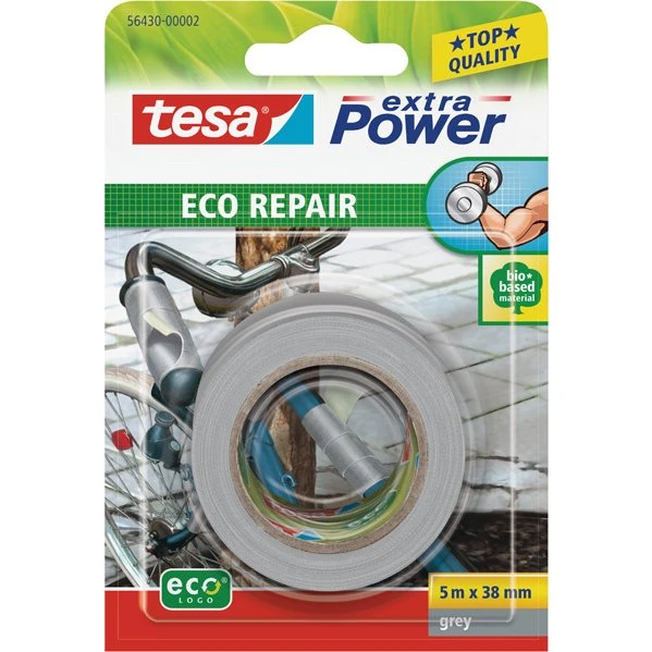 tesa extra Power® ECO REPAIR Gewebeband grau 5 m x 38 mm
