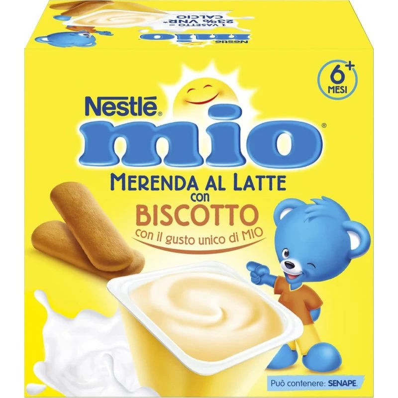 Nestlé Mio Merenda Latte Biscotto 6x100g + Italian Gourmet Polpa 400g