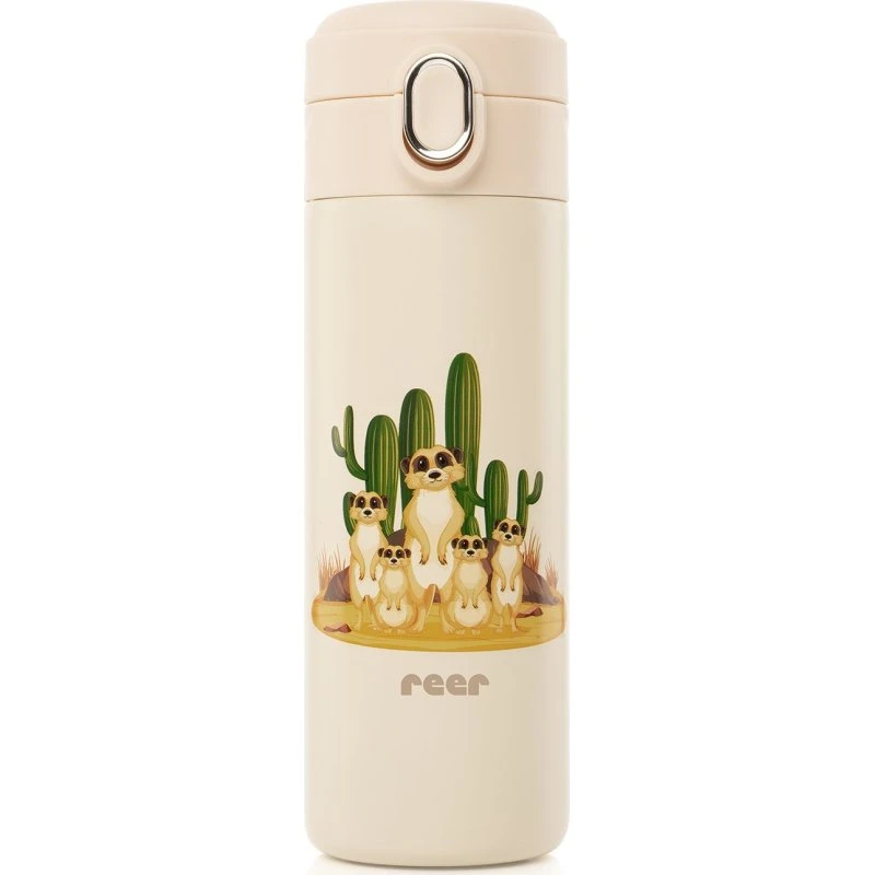 Reer Kids Trinkhalmflasche 350ml Cremeweiss