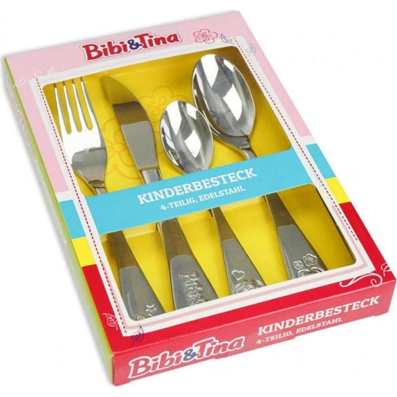 WMF Kinderbesteck Bibi & Tina 4-teilig mit Gravur