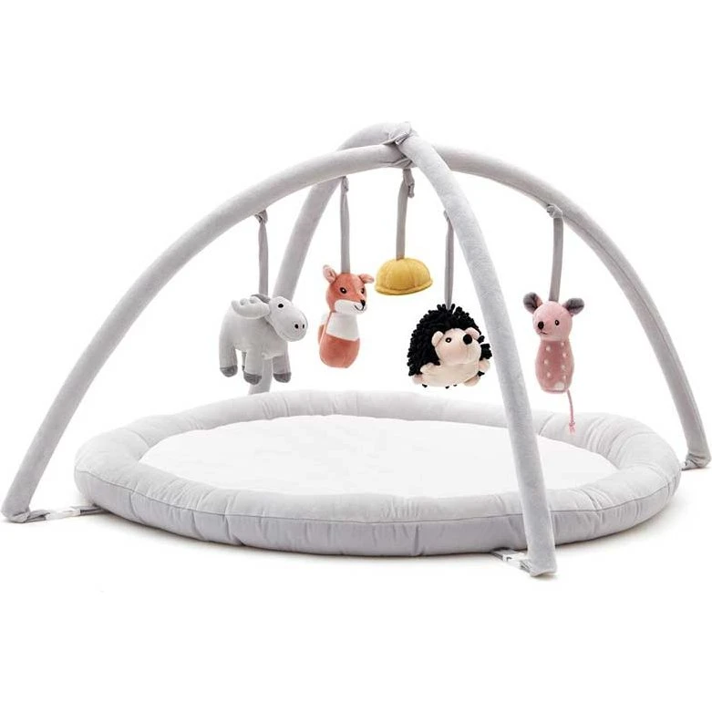 Kids Concept Spielbogen Edvin Krabbeldecke 77x77 cm