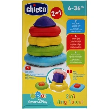 Chicco Smart2Play Stapelringe 2in1 6-36 Monate