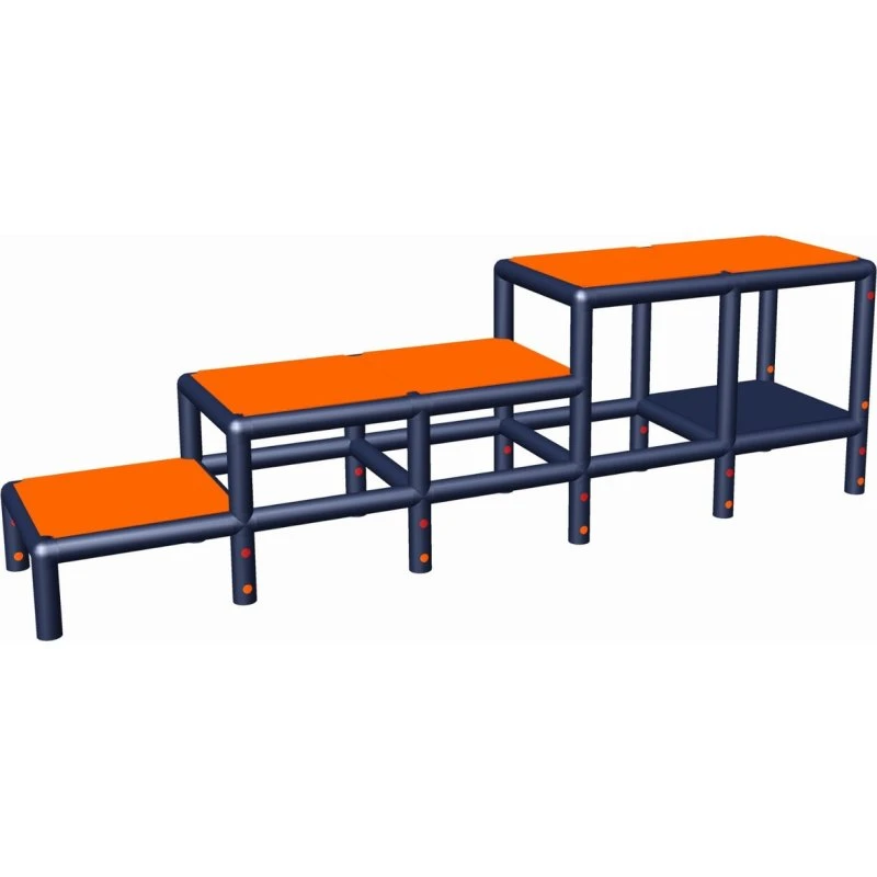 Robert-Welpen Parcour Podest Hunde Treppe 6160
