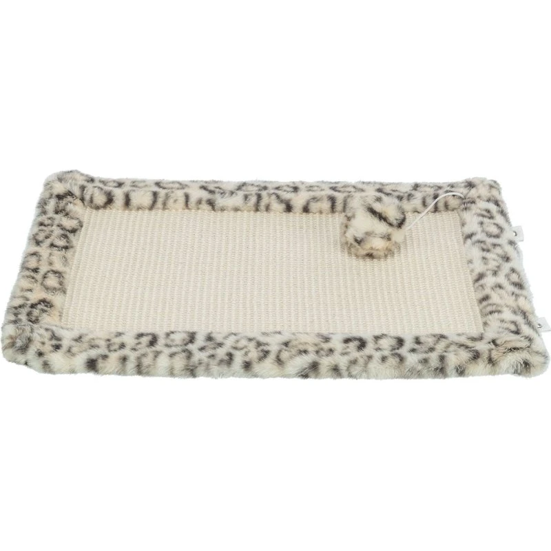 Trixie Kratzmatte Leo Leopardenmuster Creme