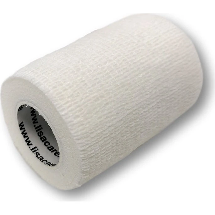 LisaCare selbsthaftende Bandage 7,5cm x 4,5m weiß