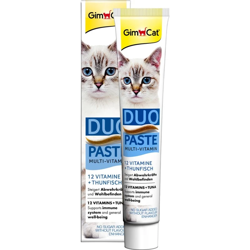 GimCat Multi-Vitamin Duo-Paste 12 Vitamine mit Thunfisch 50g