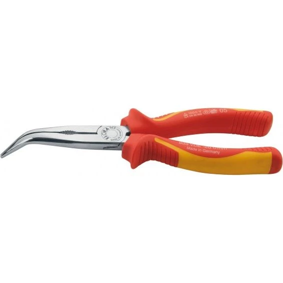 ELORA VDE-Flachrundzange 935-45 165, 45° gebogen, isoliert