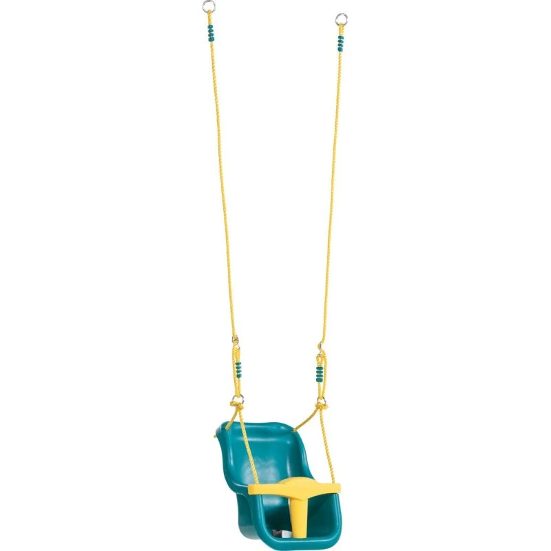 KBT Luxe Baby Sitz Schaukel türkis/gelb