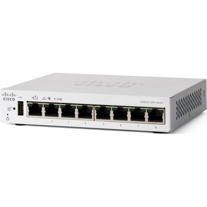 Cisco Catalyst 1200-8T-D 8-Port Gigabit Managed Switch