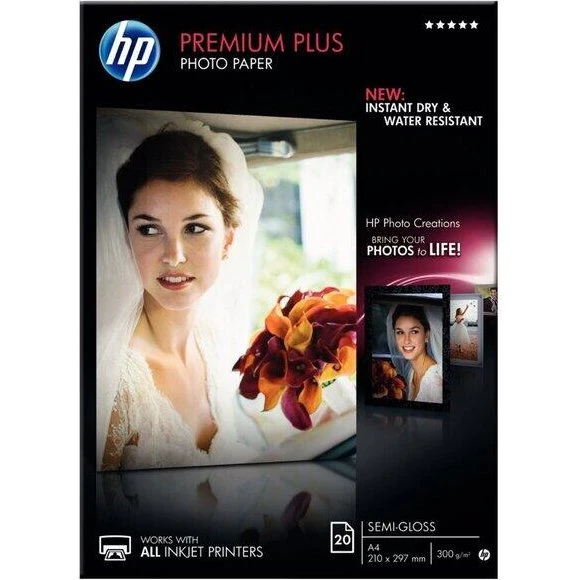 HP Premium Plus Fotopapier A4 300g glänzend