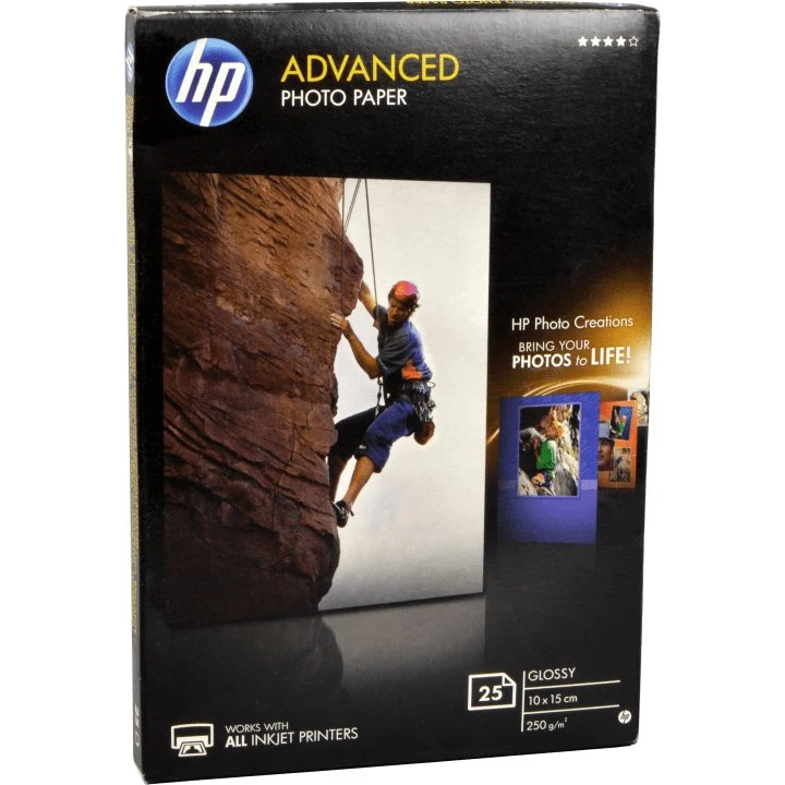 Advanced Fotopapier glänzend 250 g/m², 10 x 15 cm, 25 Blatt