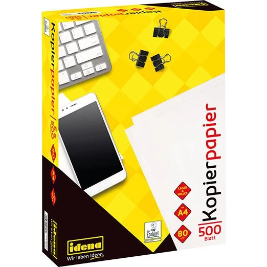 IDENA Kopierpapier A4 80g/m² 500 Blatt weiß