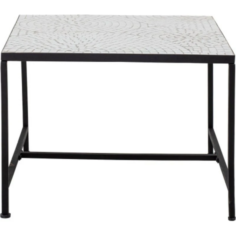 Bloomingville Niah Couchtisch Stein Weiß 60x60 cm