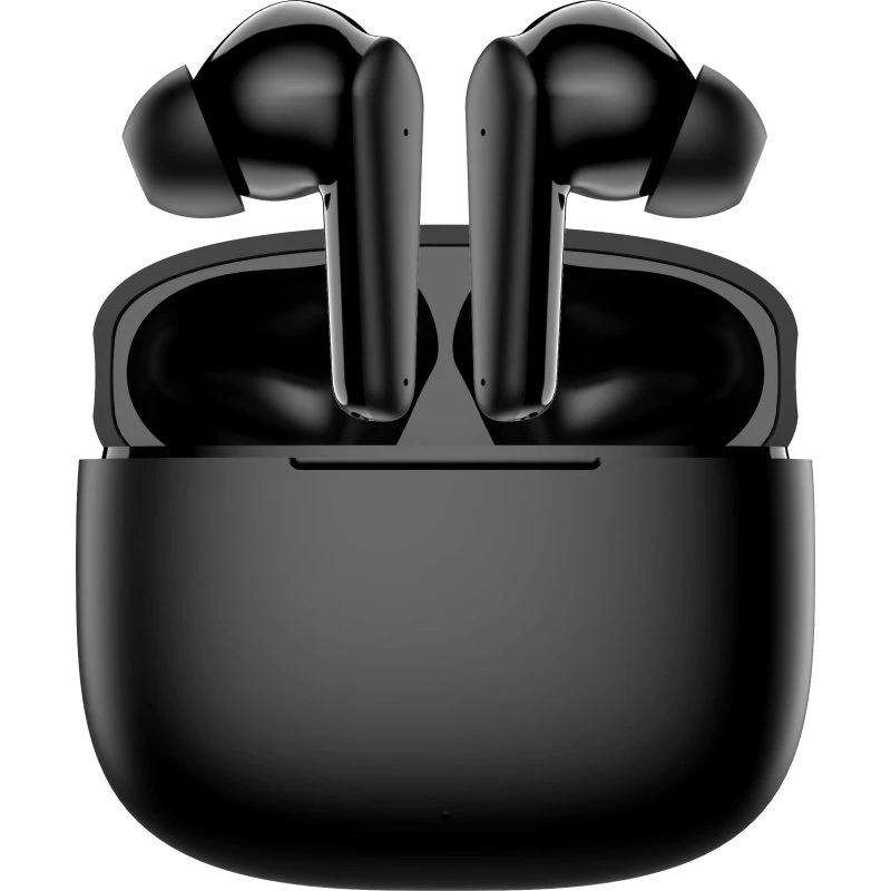 Denver TWE-48B True Wireless Bluetooth 5.3 Kopfhörer schwarz USB-C