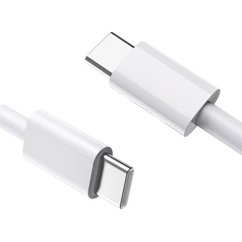 USB-C auf USB-C Ladekabel 1 m, weiß