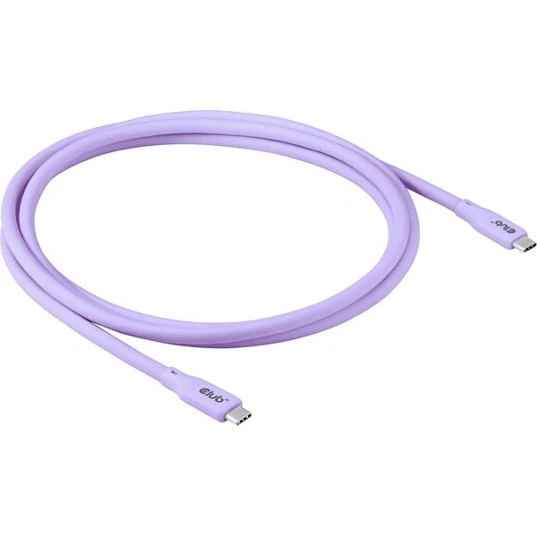 Club3D USB-C Kabel 2m 240W 20Gbps Lila