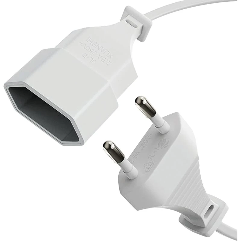 SONERO X-ESG-ESB-010W Netzkabel, weiß, 1m, gerade