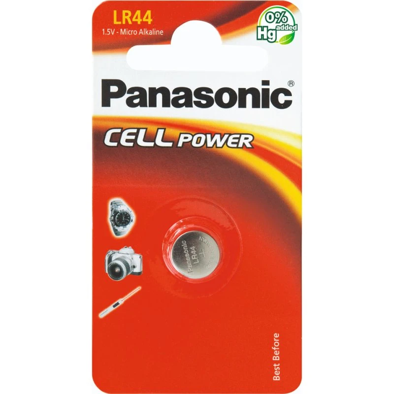 Panasonic LR44 V13GA Alkaline Knopfzelle (6-Pack)