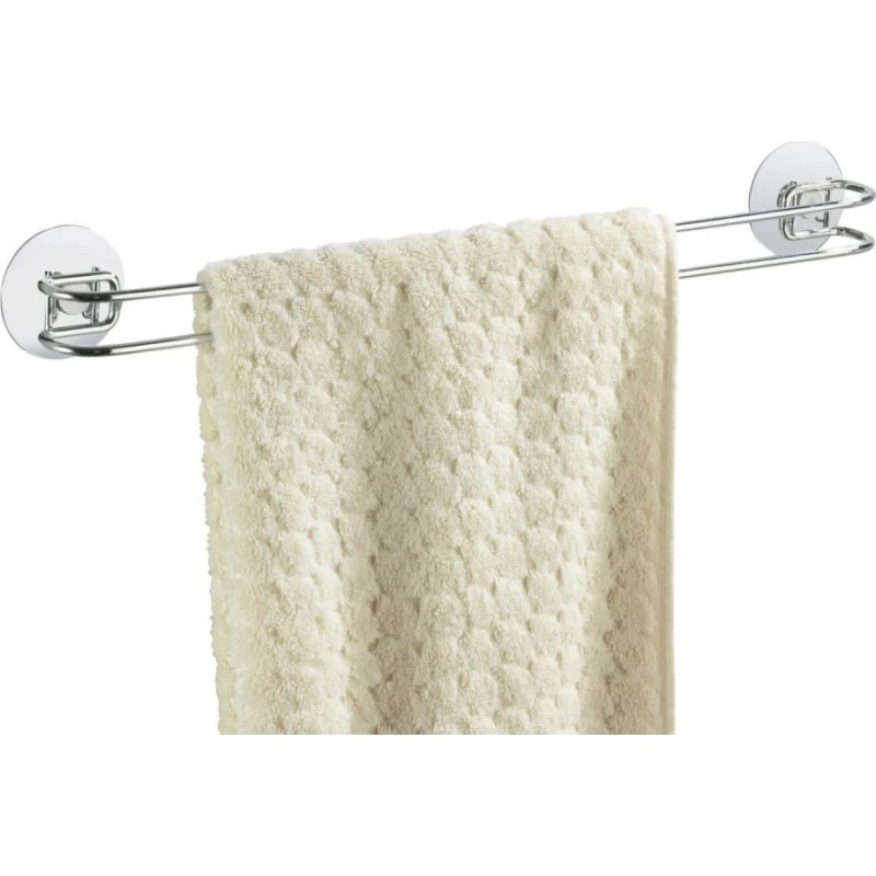 WENKO Turbo-Loc® Handtuchstange Stahl, beige