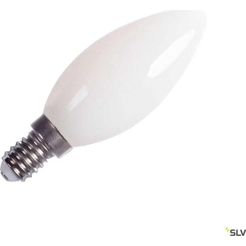 SLV C35 E14 LED gefrosted 4,2W 2700K CRI90