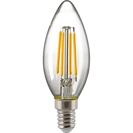 Sigor LED Filament Kerze E14 5W 2700K warmweiß dimmbar