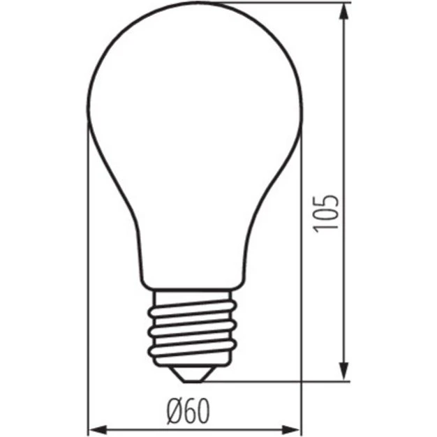 XLED A60M E27 8W 4000K neutral weiß LED-Birne
