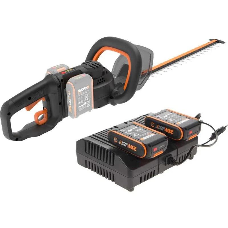 Worx Nitro WG286E Akku-Heckenschere 2x20V 2Ah