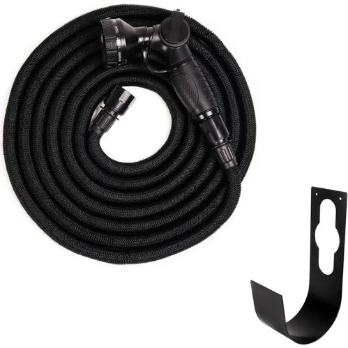 byBenson Gartenschlauch Deluxe Set 15 m schwarz