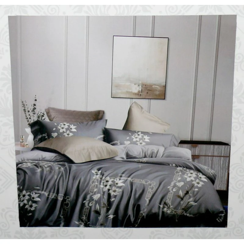 Roland 5D 34617 Bettwäsche 200x220 cm 4-tlg. Blumen & Ornament