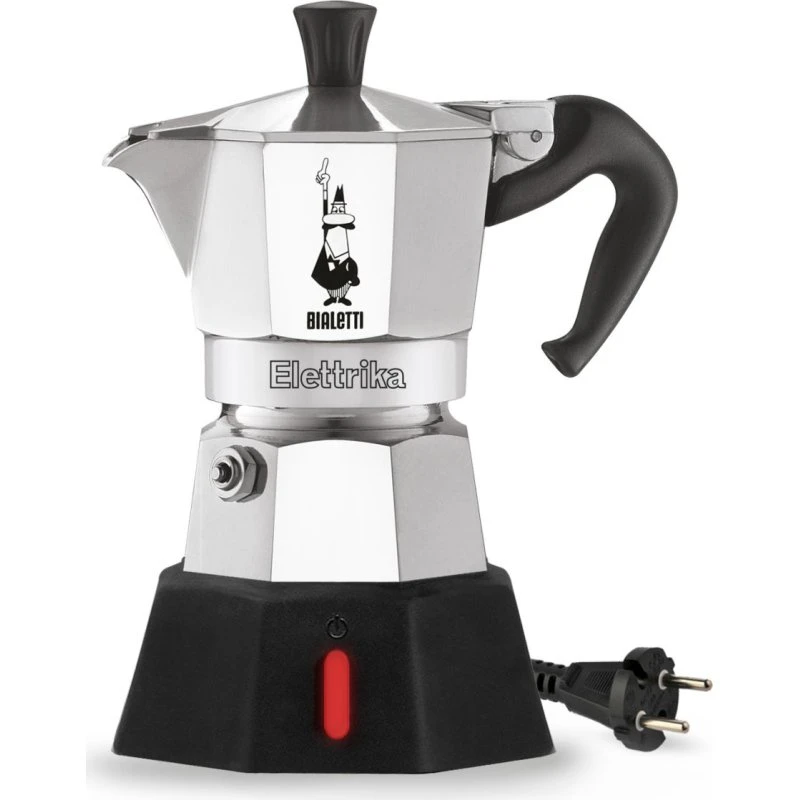 Bialetti Moka Elettrika 2 Tassen Alu/Schwarz