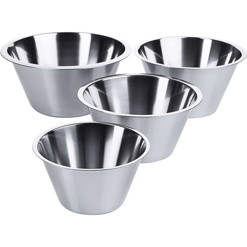 Contacto Edelstahl-Schüssel 18/10, tief konisch, 6 Liter