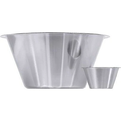 Contacto Schüssel konisch tief 9 l Edelstahl 18/10