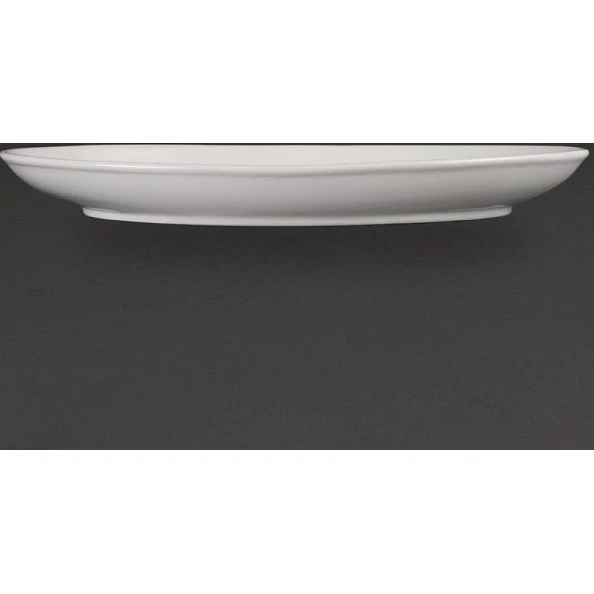 Olympia Whiteware tiefe ovale Schalen 36,5 cm, 2 Stück