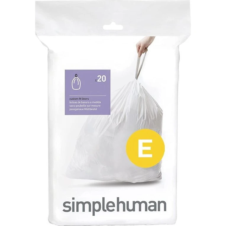 Simplehuman Müllbeutel Code R, 20 Stück, 10 L