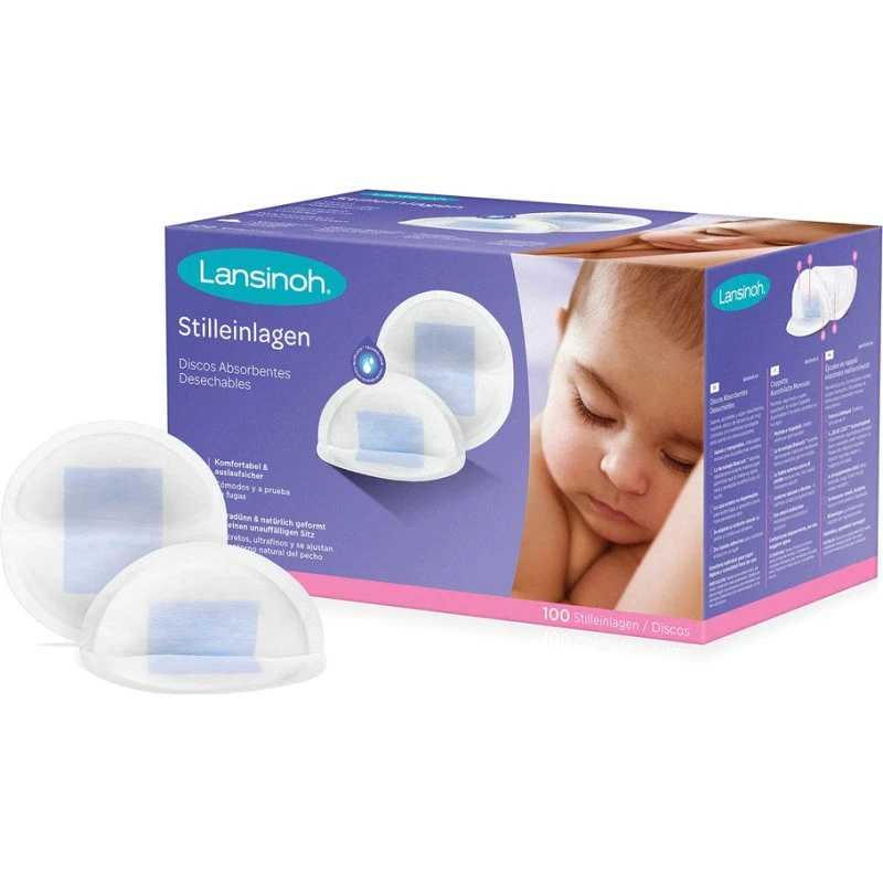 Lansinoh Stilleinlagen Blue Lock, 100 Stück