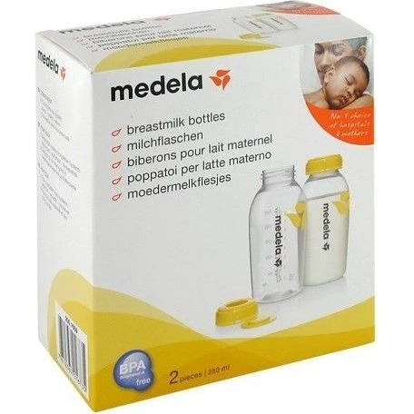Medela 2-tlg. Muttermilchflaschen 250 ml BPA-frei